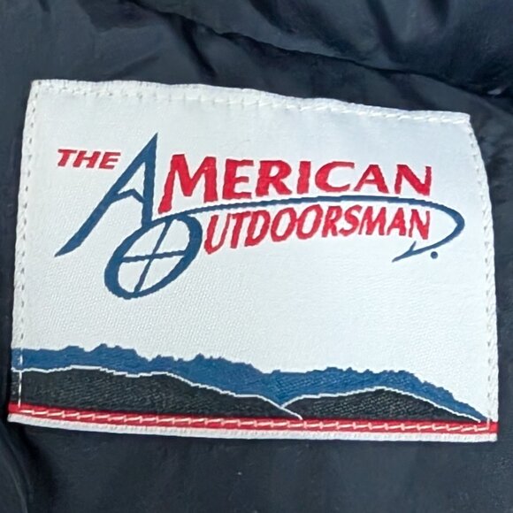 Puffy Down Parka, Navy Blue, Vintage - Picture 7 of 13